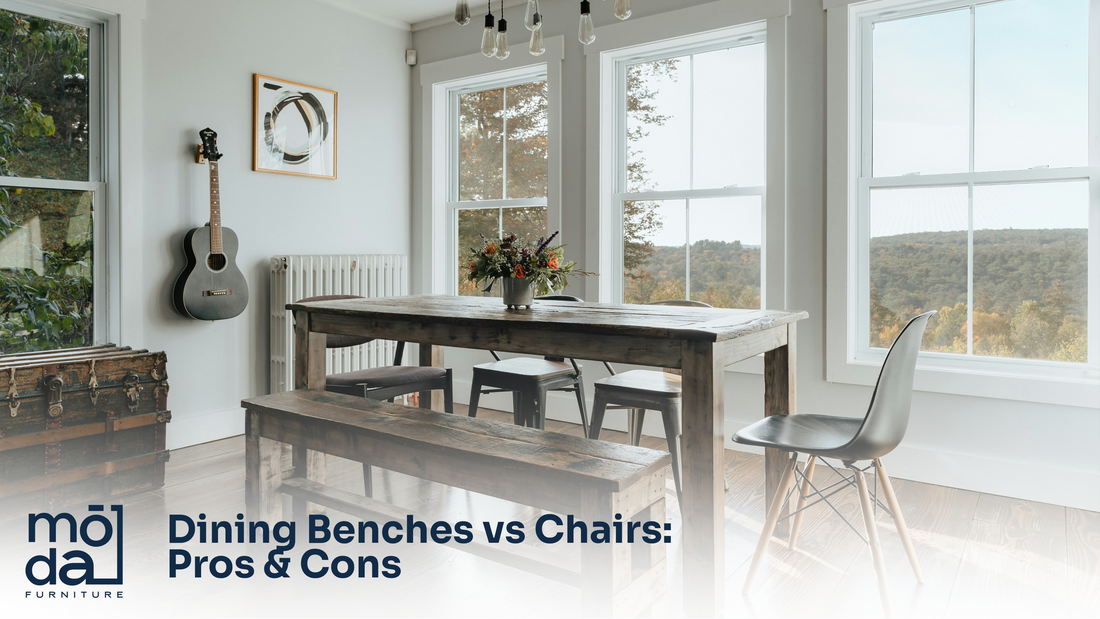 Explore the pros and cons of dining benches vs chairs. Discover which is best for comfort, space, and style. Make the right choice for your dining room.