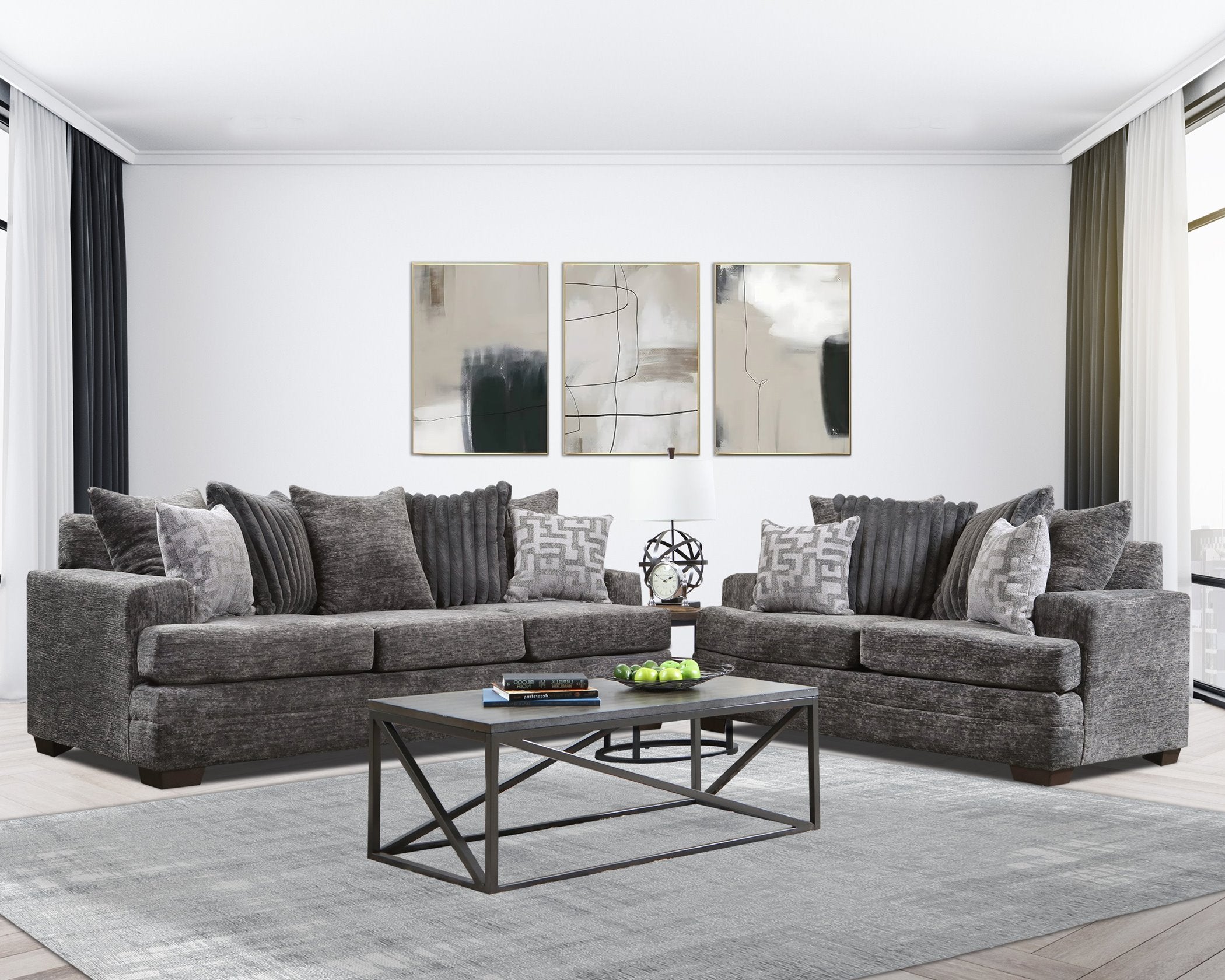 2675-07 Galactic Charcoal – Moda Home Furniture