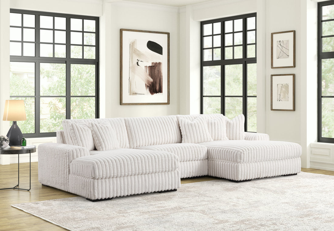 XL SUNDAY2 Beige 3PC Sectional – Moda Home Furniture