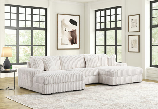 Upgrade your home with the XL SUNDAY2 Beige 3PC Sectional. Extra-large seating, plush cushions, and timeless elegance. Shop now at Moda Home for comfort!