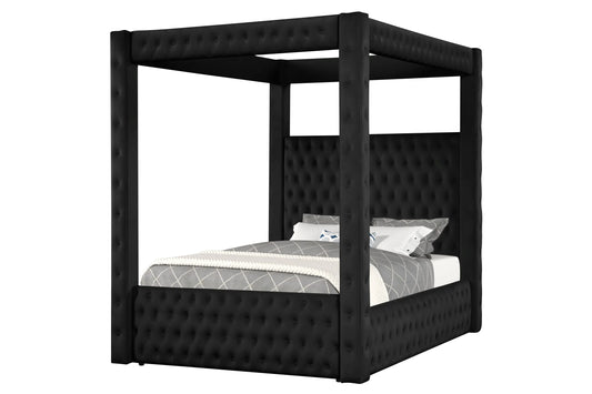 Upgrade your bedroom with the Castle Black Platform Bed from Moda Home. Stylish, durable, and designed for comfort in Queen & King sizes.