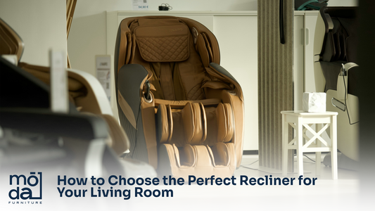 Find the ideal recliner with our expert tips on style, comfort, and size to match your living room perfectly in our this guide. Read now at Moda Home.