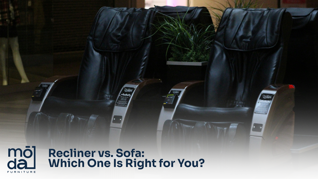 Confused between a recliner and a sofa? Discover the pros and cons of each to find out which one suits your comfort, space, and lifestyle best.