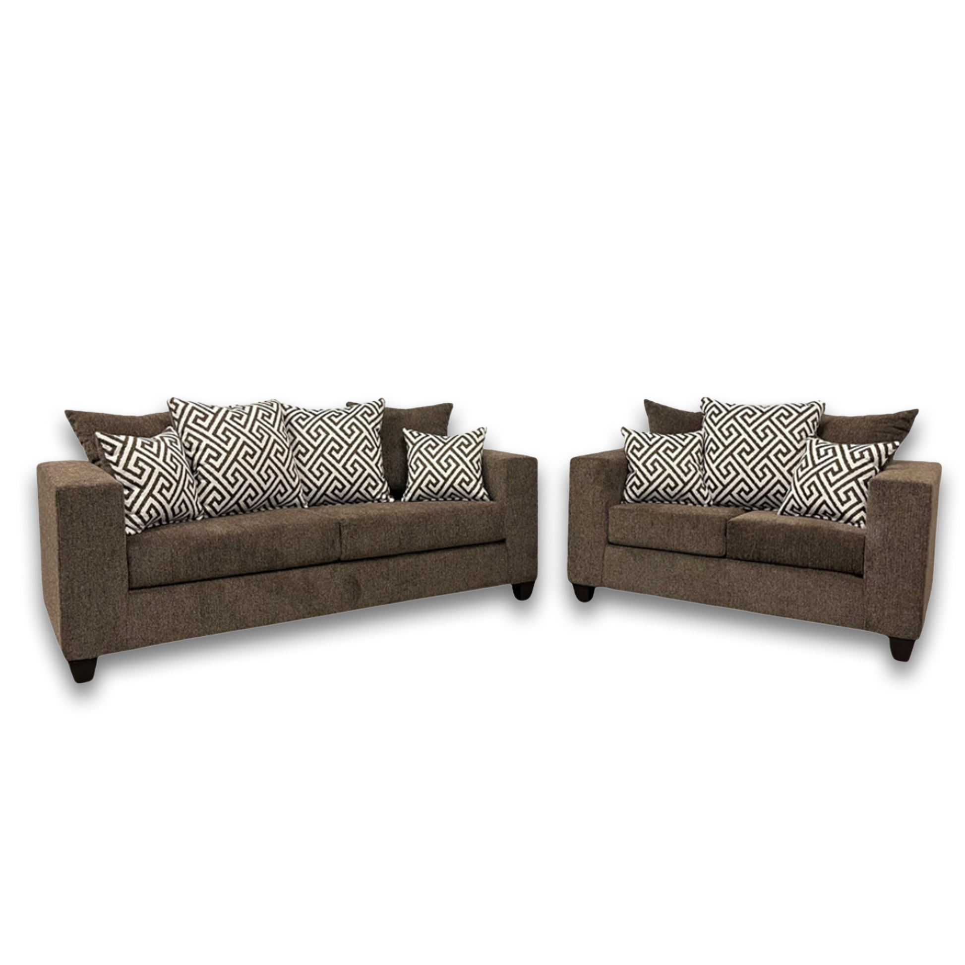 Monroe Mocha Sofa & Loveseat