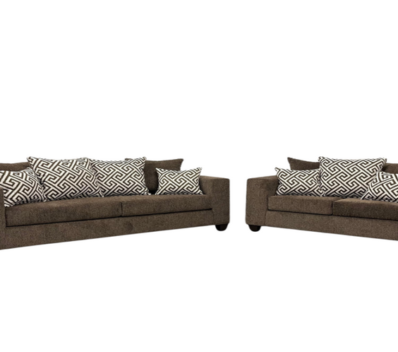 Monroe Mocha Sofa & Loveseat