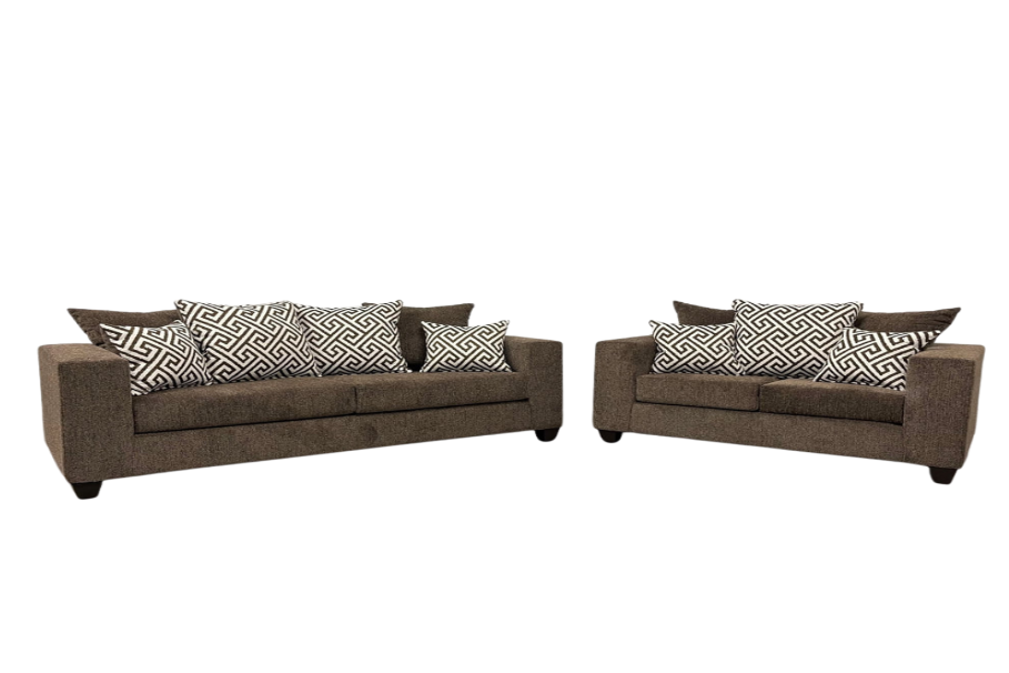 Monroe Mocha Sofa & Loveseat