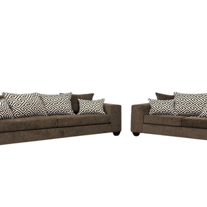 Monroe Mocha Sofa & Loveseat