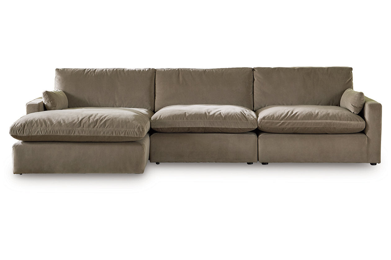 Sophie Cocoa 4-Piece Sectional Sofa Chaise