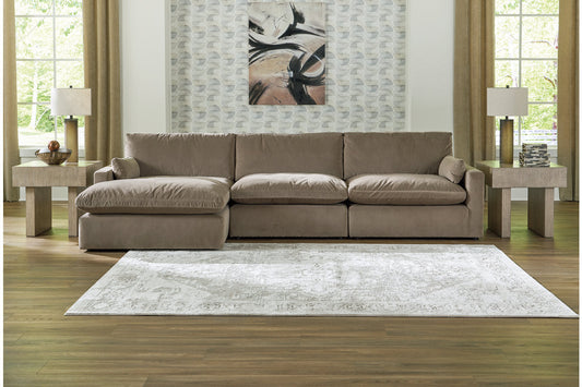 Sophie Cocoa 4-Piece Sectional Sofa Chaise