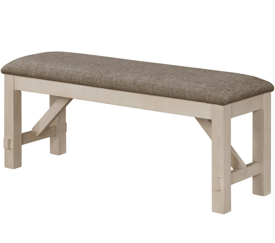 Maribelle Chalk/Gray Extendable Dining Set