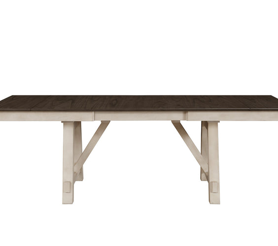 Maribelle Chalk/Gray Extendable Dining Set