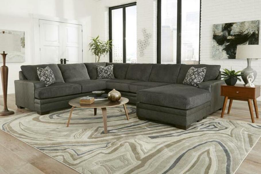 Ashley 807-03 Sectional (Smoke)