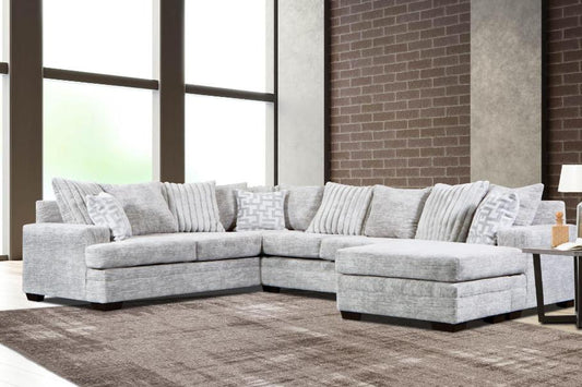 Galatic Oyster RAF Chaise Sectional