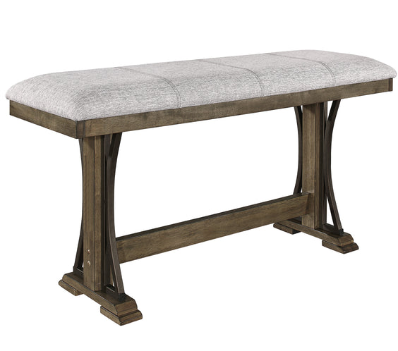 Quincy Grayish Brown Counter Height Dining Set