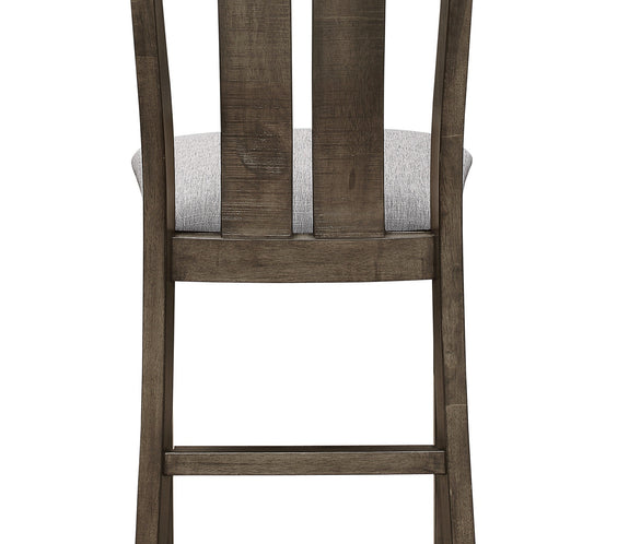 Quincy Grayish Brown Counter Height Dining Set