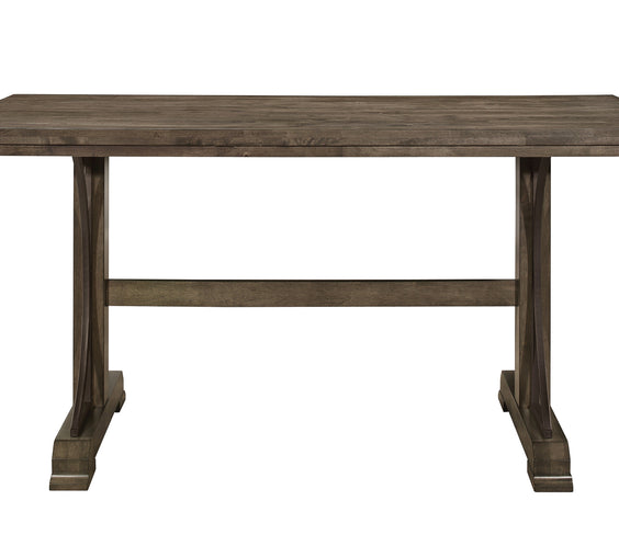 Quincy Grayish Brown Counter Height Dining Set