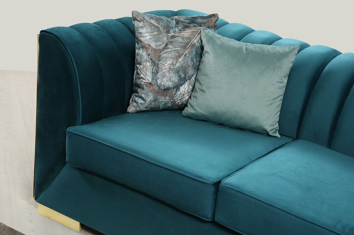 S6105 Ariana sectional  (Sea Foam Blue)