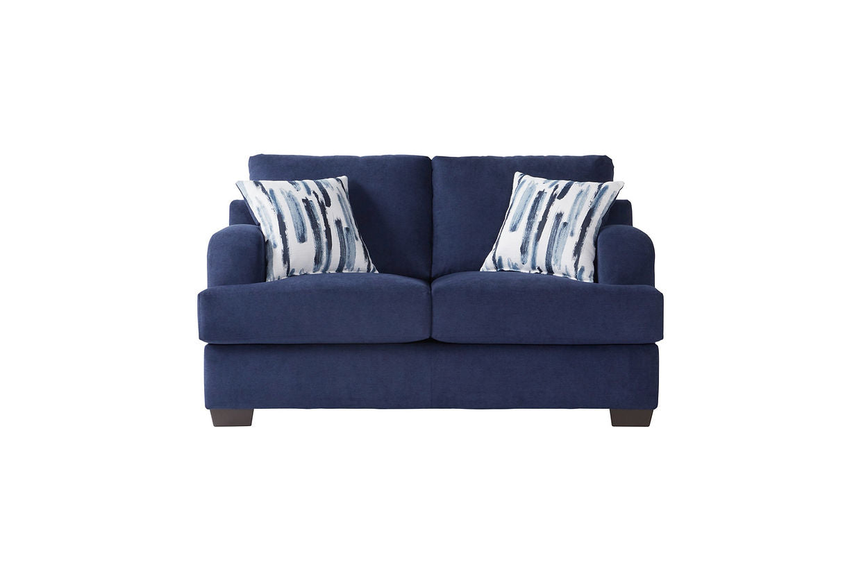 S14100 Cameo Sofa & loveseat Navy