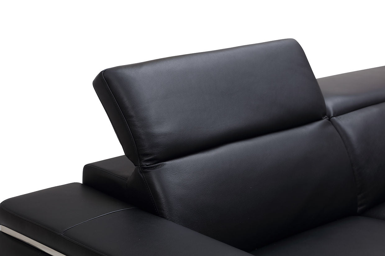 MI-2205 Adrian sofa & loveseat (Black)