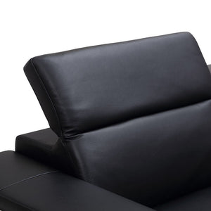 MI-2205 Adrian sofa & loveseat (Black)