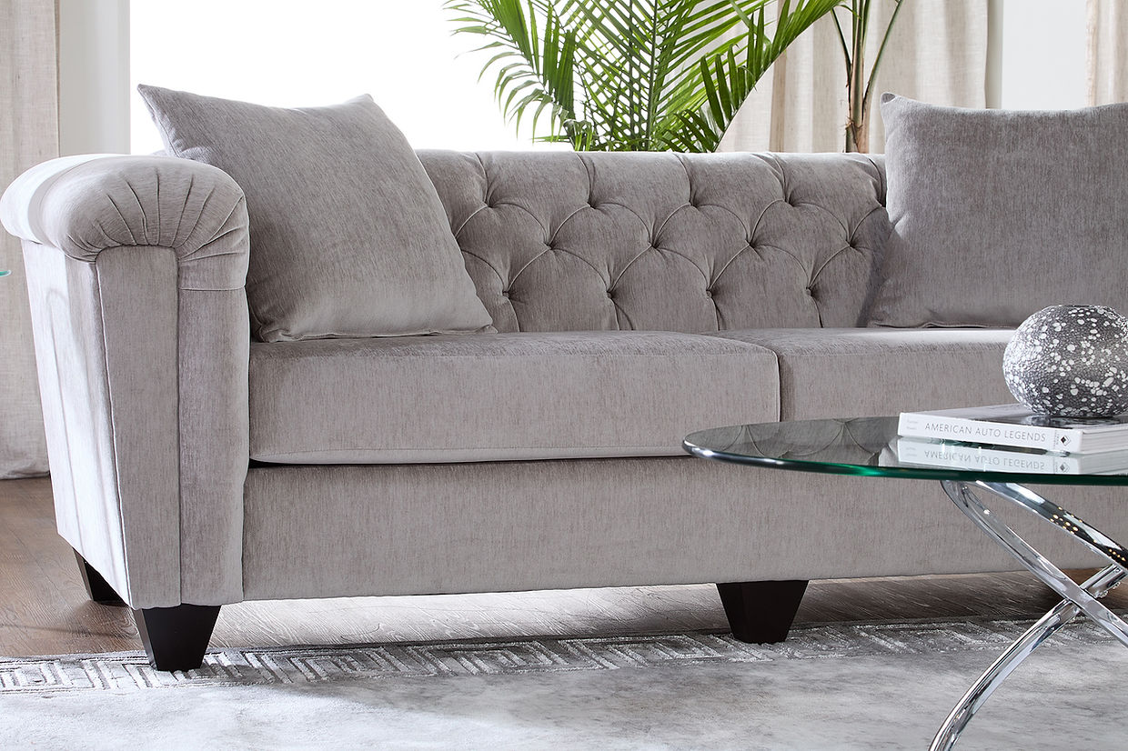 S22900 Sofa & loveseat Lush Silver