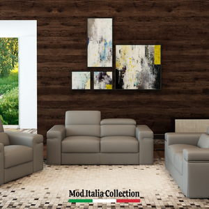 MI-8020 Soho Grey Love Seat & Sofa