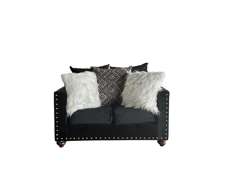 S315 Black Sofa & Loveseat