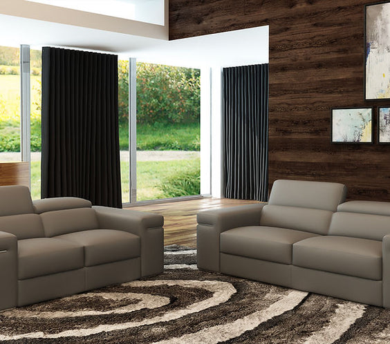 MI-8020 Soho Grey Love Seat & Sofa