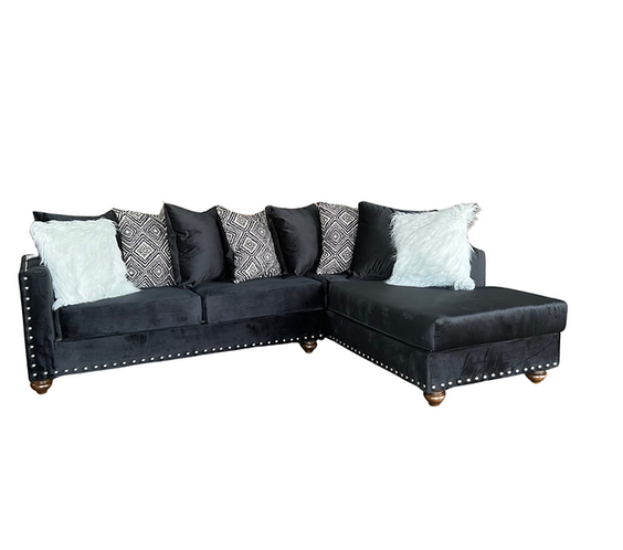 S315 Black Sectional