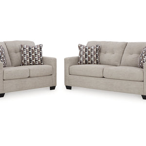 Mahoney Pebble Sofa and Loveseat