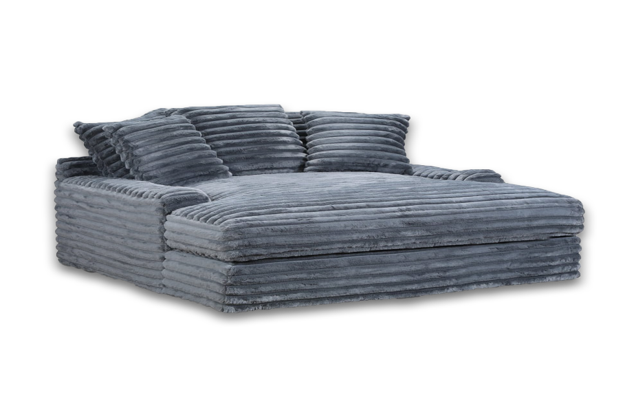 4500 - Charcoal Chaise Lounge