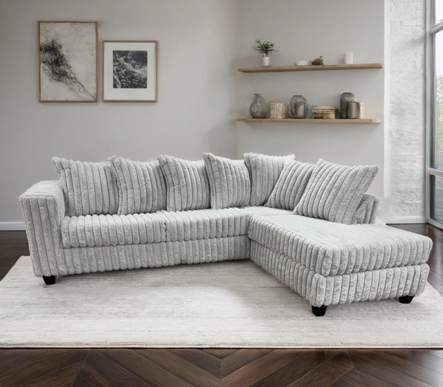 Transform your living room with the 510 Gray Sectional Sofa. Modern design, plush cushions, and durable build—shop now at Moda Home for ultimate comfort.