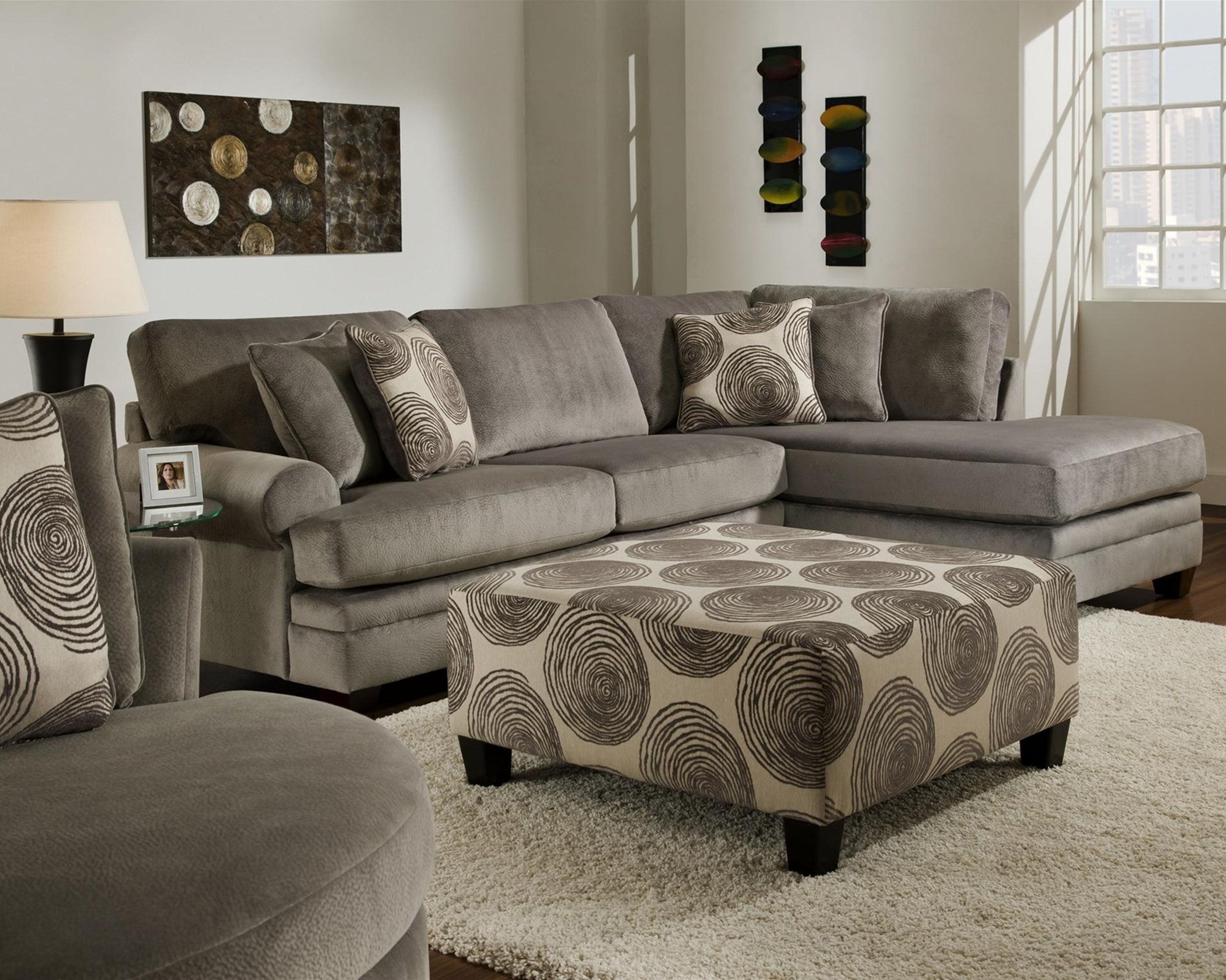 1025 Jamba Mercury Smoke Sectional – Moda Home Furniture