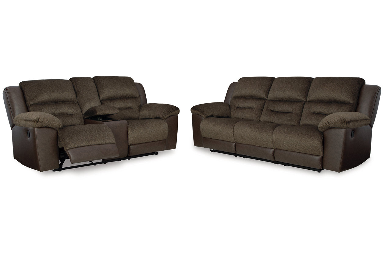 Dorman Chocolate Reclining Living Room Set