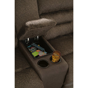 Dorman Chocolate Reclining Living Room Set