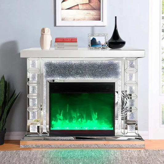 Create a warm, inviting atmosphere with the A90 Electric Fireplace from Moda Home. Sleek design, adjustable flame & heat settings. Shop now for comfort!