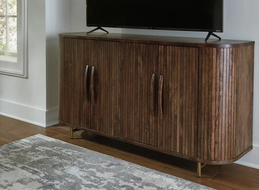 Add style & storage with the A4000571 Accent Cabinet 68". Modern design, versatile use, and durable build. Shop now at Moda Home Furniture.