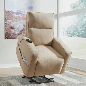 Enjoy soothing comfort with the Ashley 9370312 Power Lift Recliner. Features heat, massage & lift support. Shop now at Moda Home for premium relaxation.