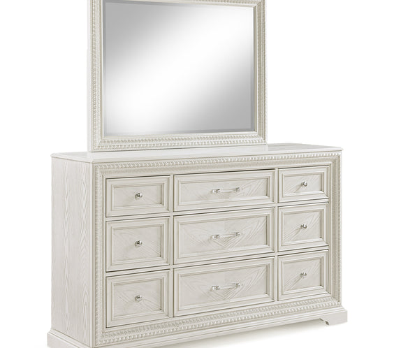 Alexandria Whitewash Panel Bedroom Set