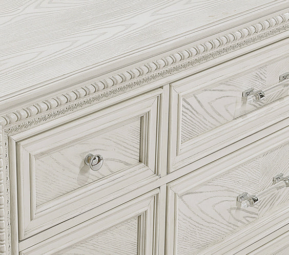 Alexandria Whitewash Panel Bedroom Set