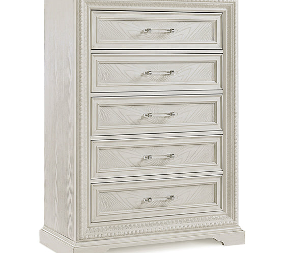 Alexandria Whitewash Panel Bedroom Set