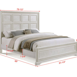 Alexandria Whitewash Panel Bedroom Set