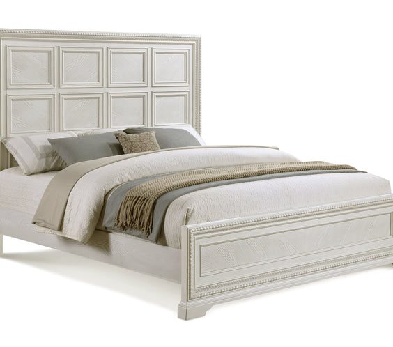 Alexandria Whitewash Panel Bedroom Set