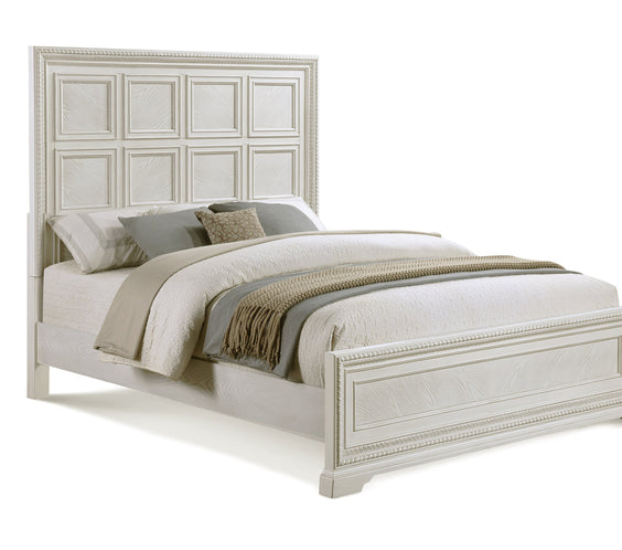 Alexandria Whitewash Panel Bedroom Set