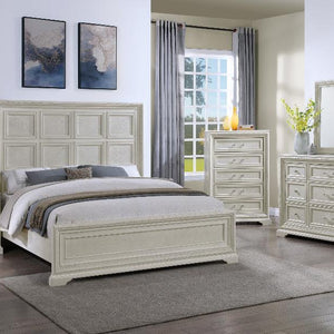 Alexandria Whitewash Panel Bedroom Set