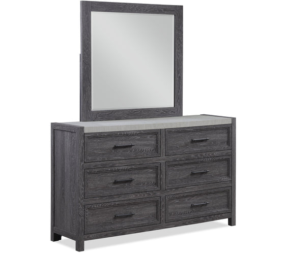 Madsen Gray Panel Bedroom Set
