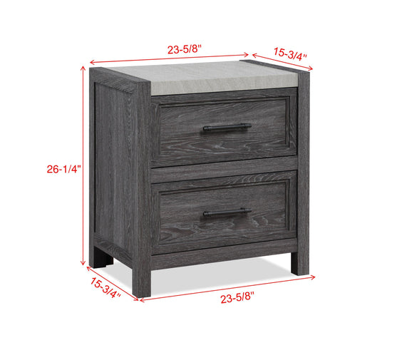 Madsen Gray Panel Bedroom Set