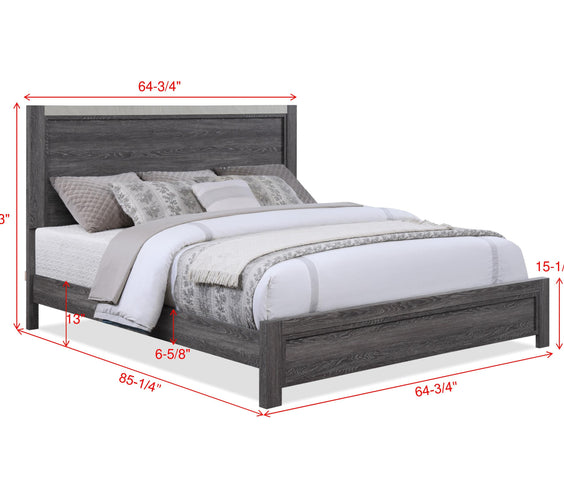 Madsen Gray Panel Bedroom Set