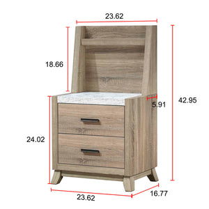 Tilston Natural Panel Bedroom Set