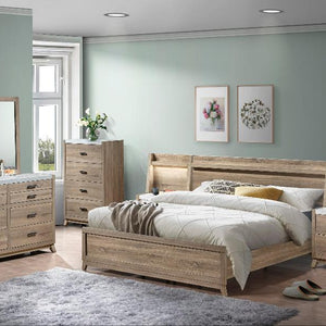 Tilston Natural Panel Bedroom Set